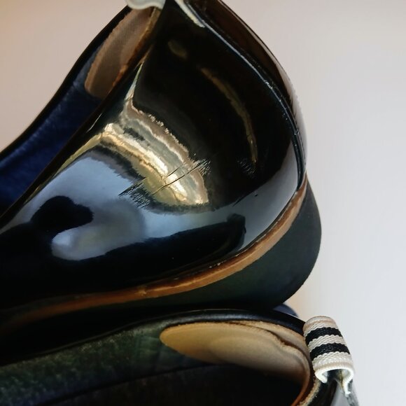 GUC Dr Scholl's Women's Black Wedge Loafer Size 8.5 - Picture 3 of 7